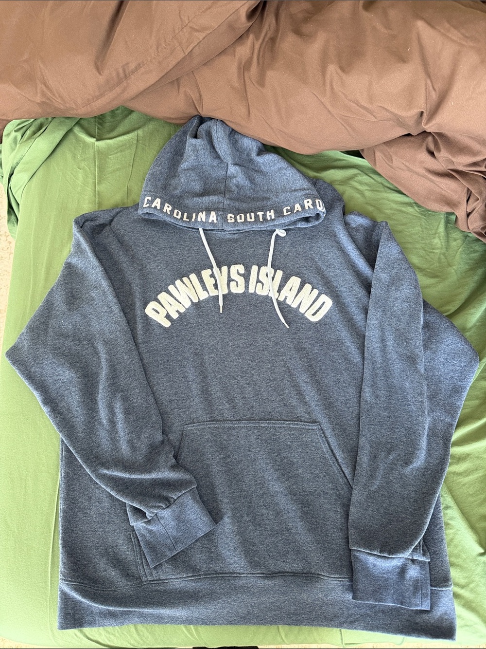 Pawleys Island South Carolina Blue Hooded Sweatshirt